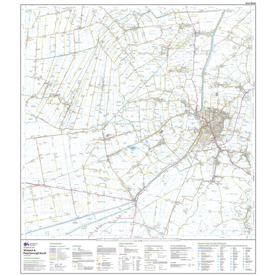 Explorer Active 235 Wisbech & Peterborough North Map With Digital Version