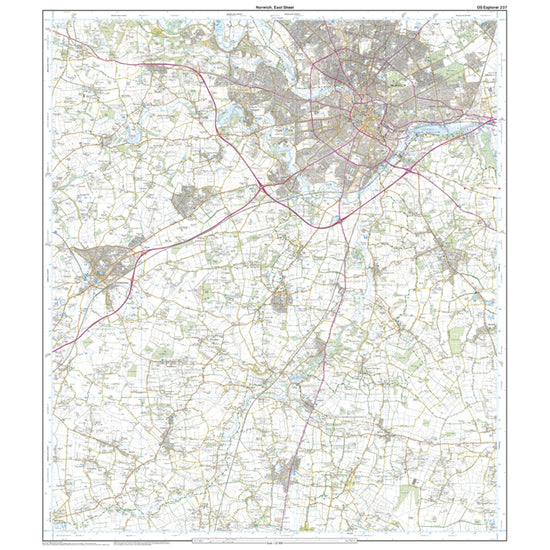Explorer Active 237 Norwich Map With Digital Version