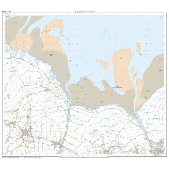 Explorer Active 249 Spalding & Holbeach Map With Digital Version