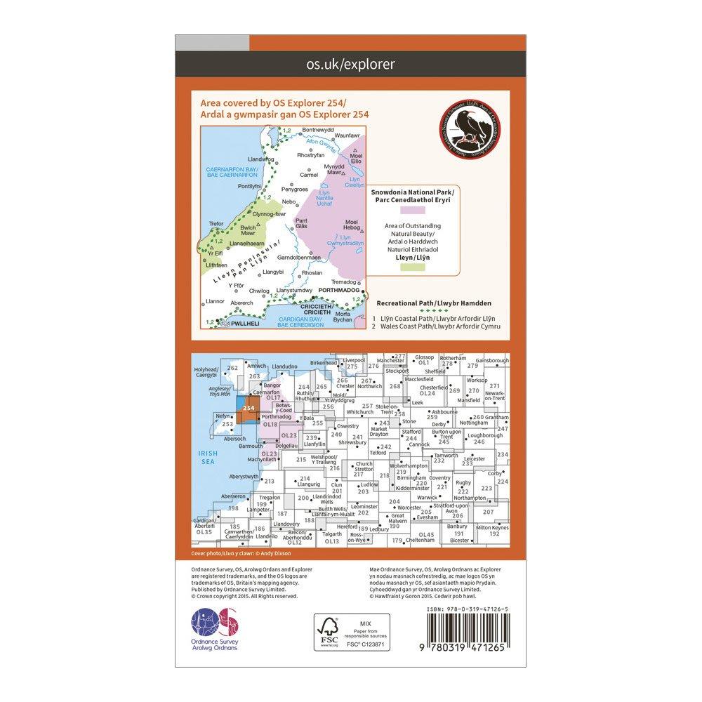 Explorer Active 254 Lleyn Peninsula East Map With Digital Version