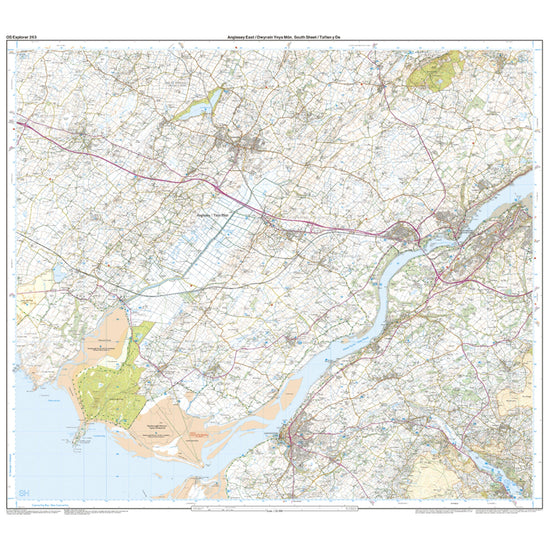 Explorer Active 263 Anglesey East Map With Digital Version