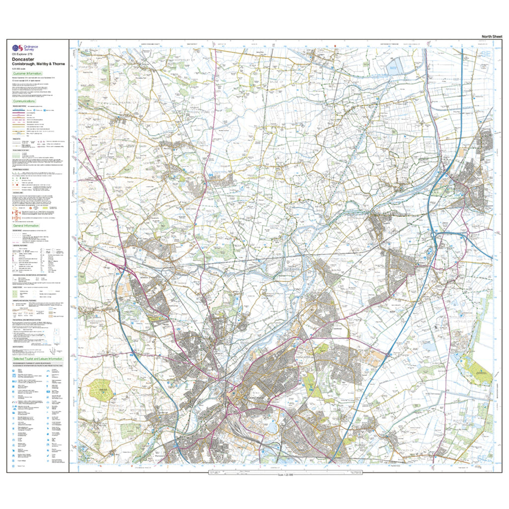 Explorer Active 279 Doncaster Map With Digital Version