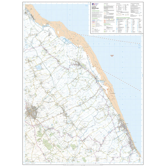 Explorer Active 283 Louth & Mablethorpe Map With Digital Version