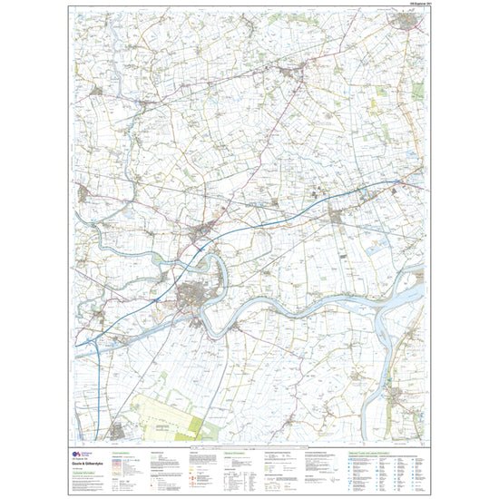 Explorer Active 291 Goole & Gilberdyke Map With Digital Version