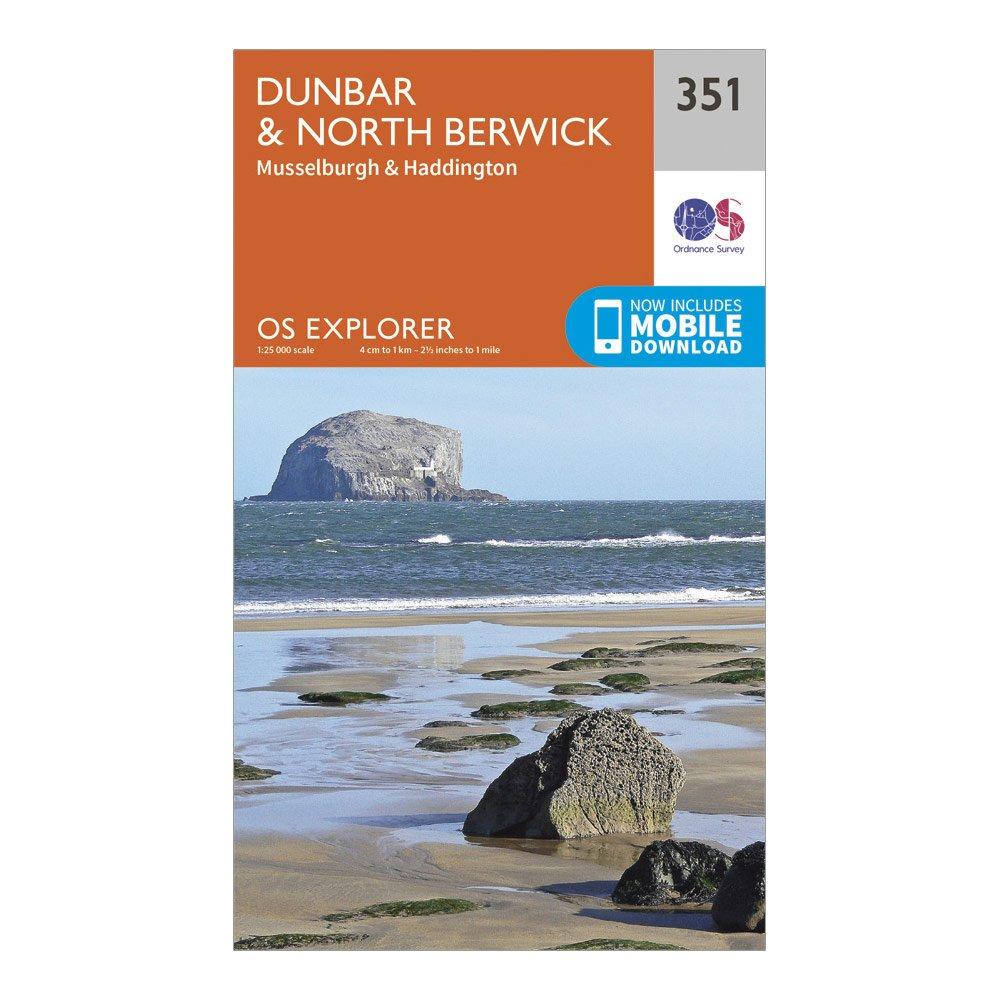 Explorer 351 Dunbar & North Berwick Map With Digital Version