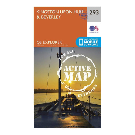 Explorer Active 293 Kingston upon Hill & Beverley Map With Digital Version