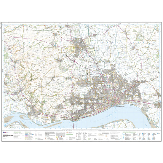Explorer Active 293 Kingston upon Hill & Beverley Map With Digital Version