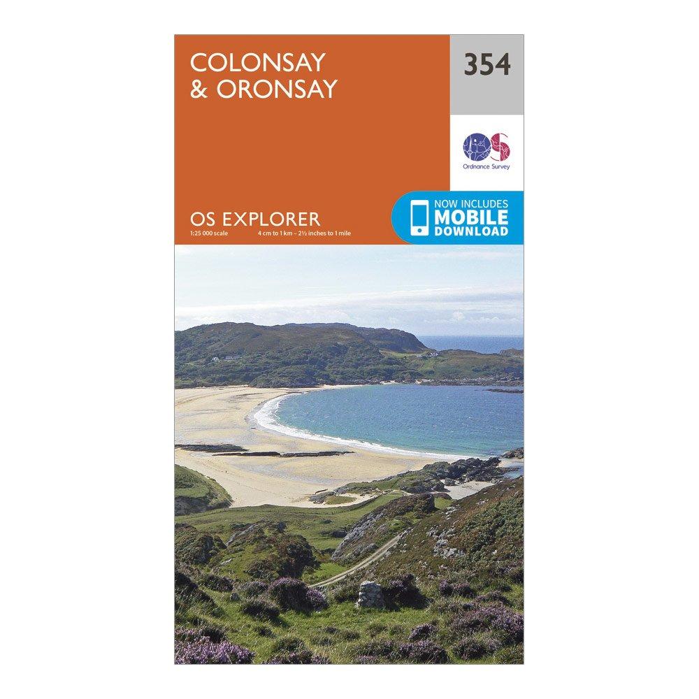 Explorer 354 Colonsay & Oronsay Map With Digital Version