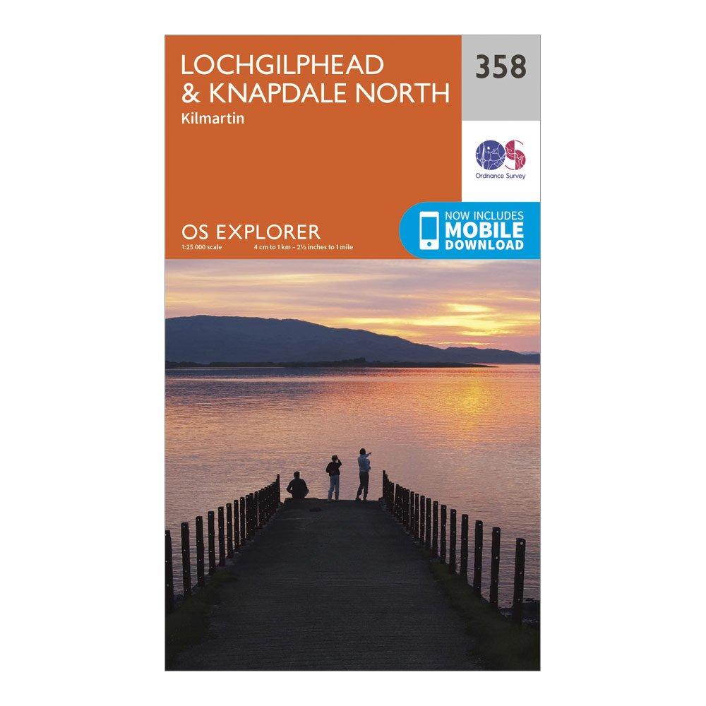 Explorer 358 Lochgilphead & Knapdale North Map With Digital Version