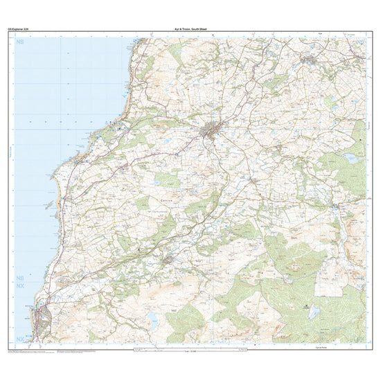 Explorer Active 326 Ayr & Troon Map With Digital Version
