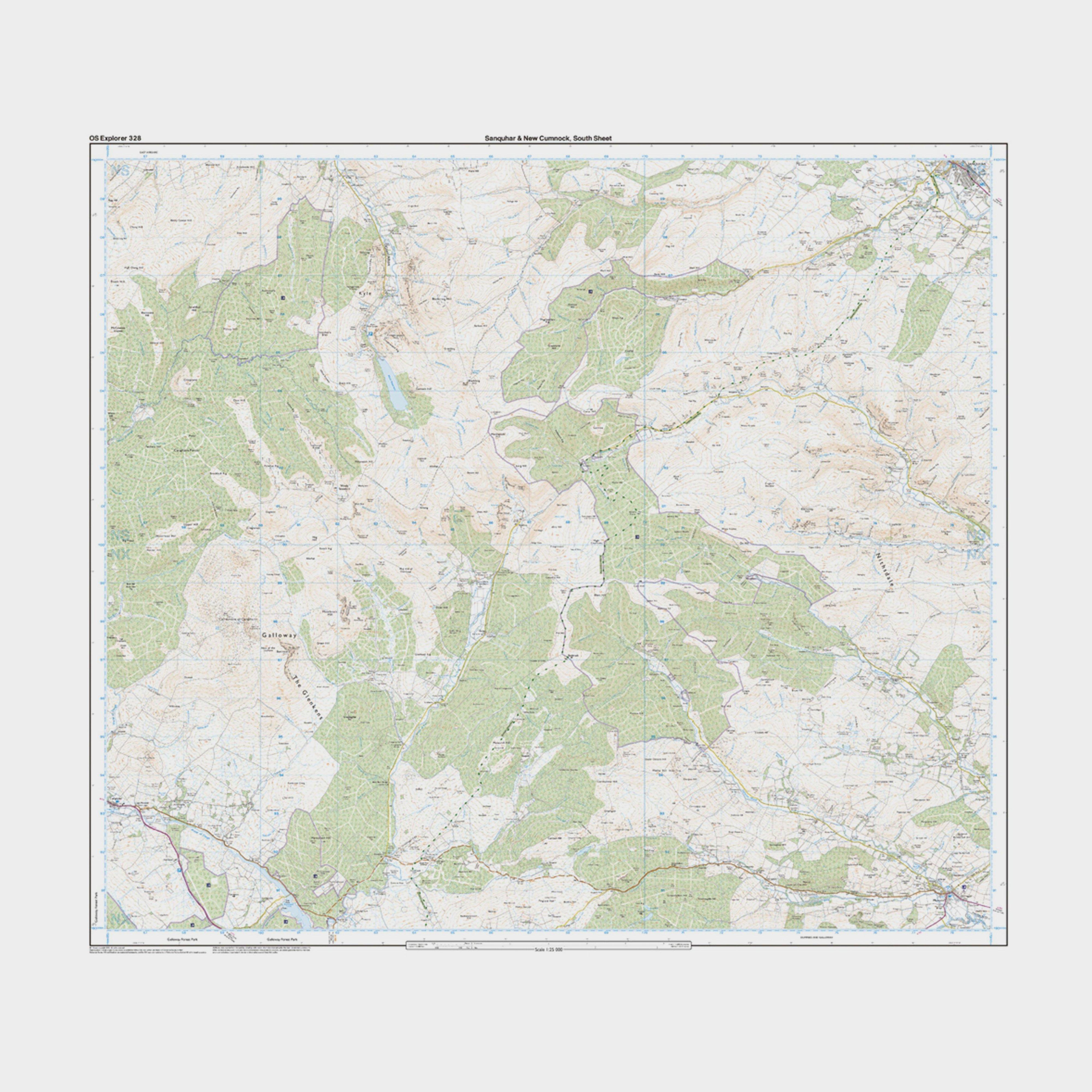 Explorer Active 328 Sanquhar & New Cumnock Map With Digital Version