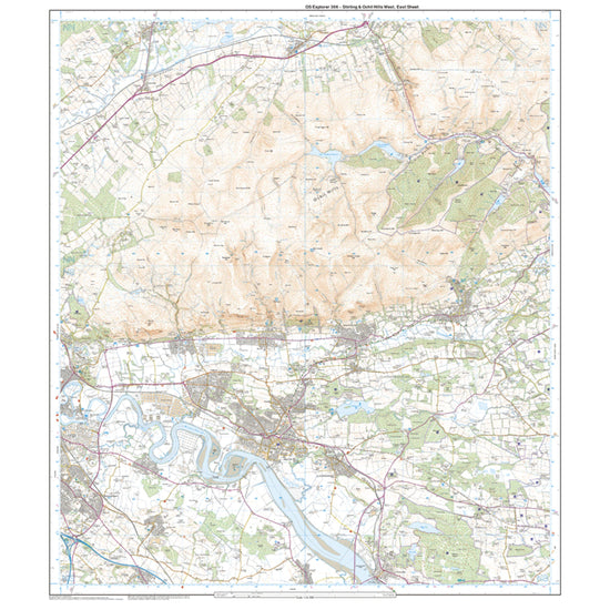 Explorer 366 Stirling & Ochil Hills Map With Digital Version