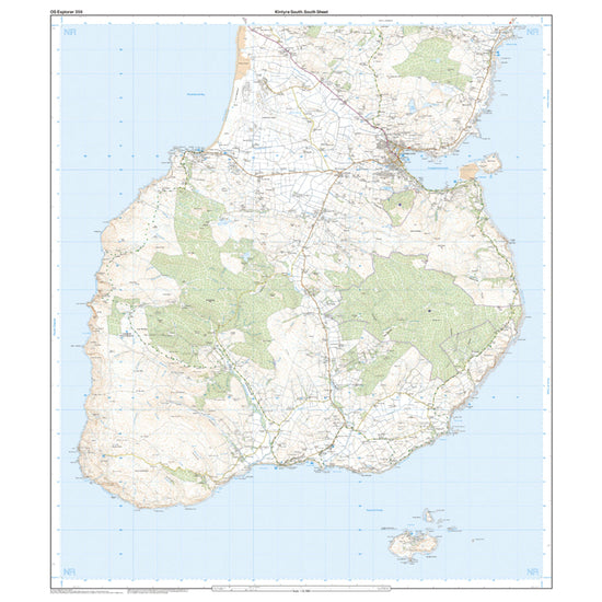 Explorer Active 356 Kintyre South Campeltown Map With Digital Version