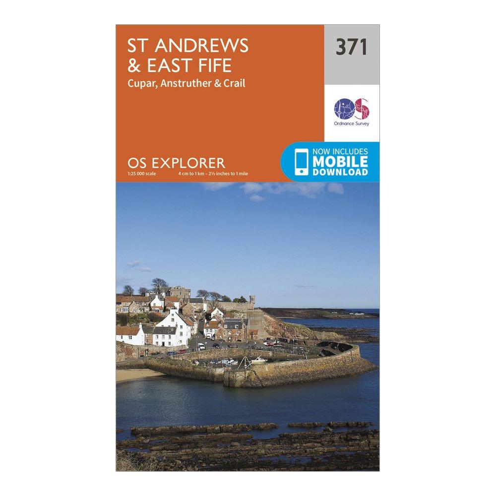Explorer 371 St Andrews & East Fife Map With Digital Version