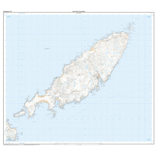 Explorer 372 Coll & Tiree Map With Digital Version
