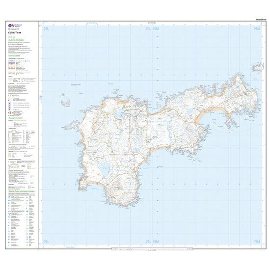 Explorer 372 Coll & Tiree Map With Digital Version