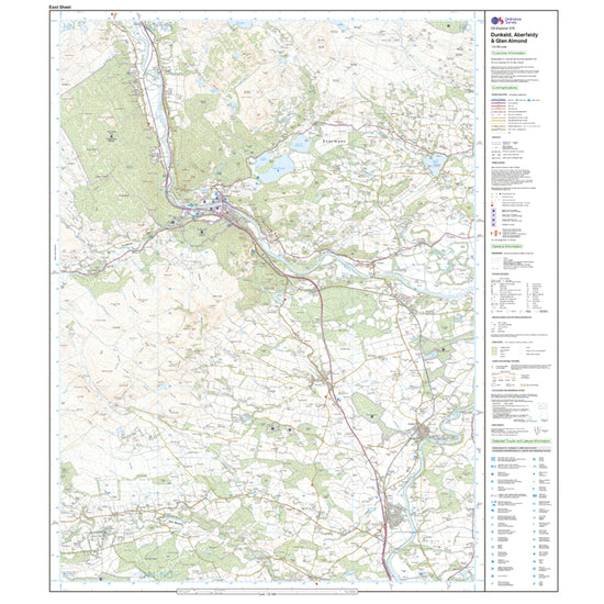 Explorer 379 Dunkeld, Aberfeldy & Glen Almond Map With Digital Version
