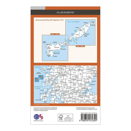 Explorer Active 372 Coll & Tiree Map With Digital Version