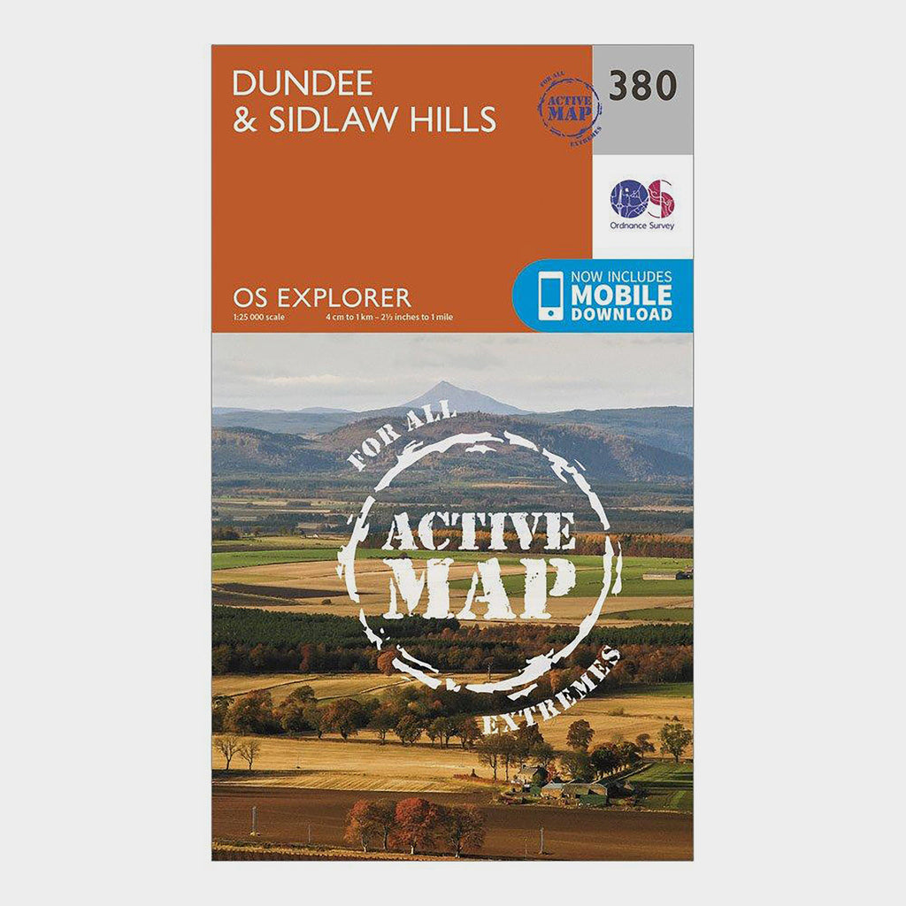 Explorer Active 380 Dundee & Sidlaw Hills Map With Digital Version