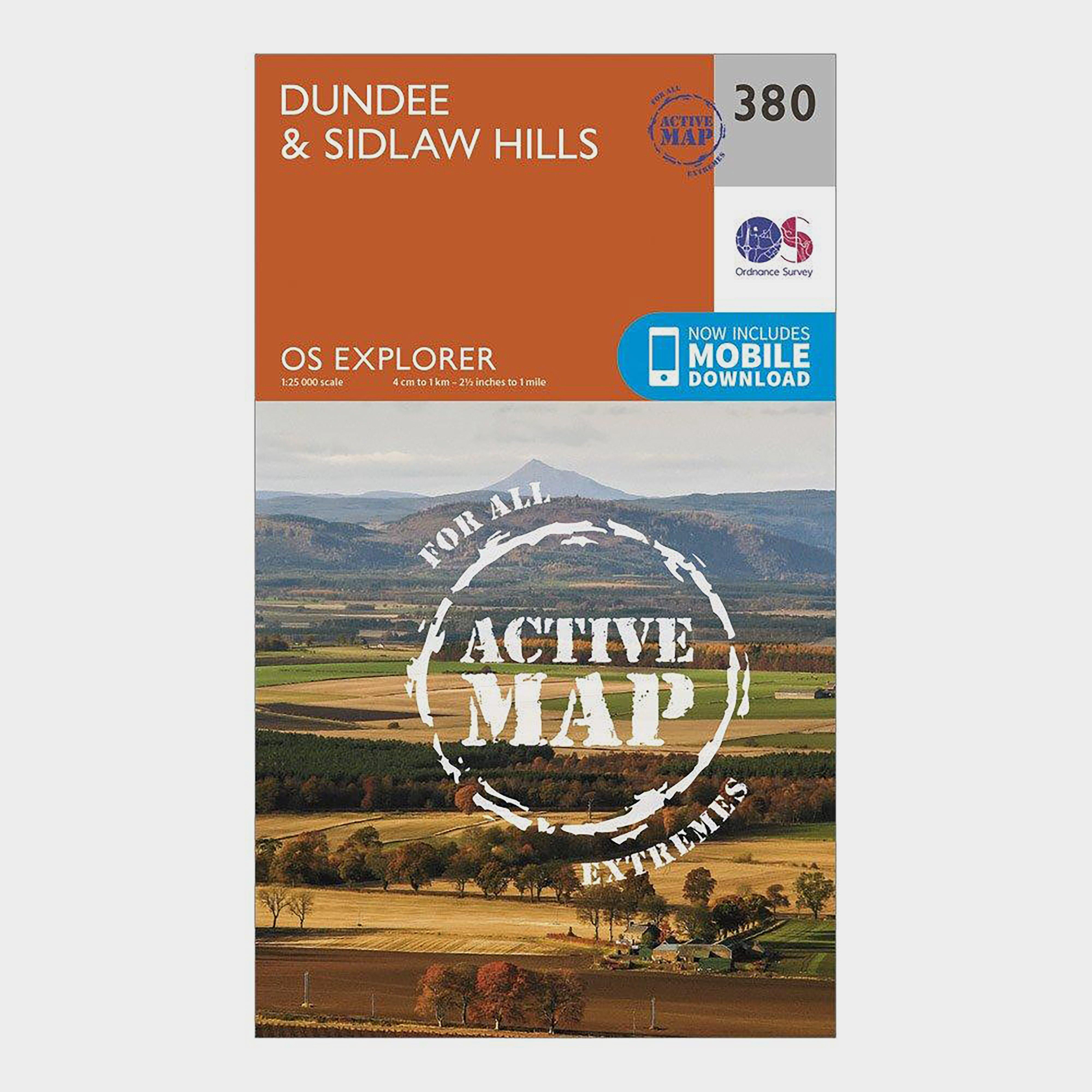 Explorer Active 380 Dundee & Sidlaw Hills Map With Digital Version