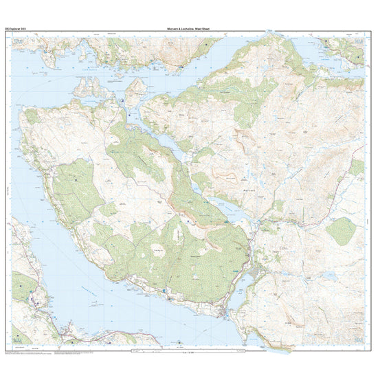 Explorer Active 383 Morvern & Lochaline Map With Digital Version