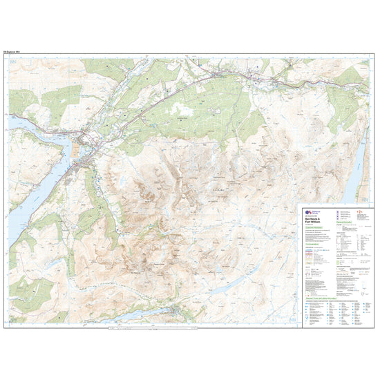 Explorer 392 Ben Nevis Map With Digital Version
