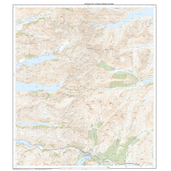 Explorer 398 Loch Morar & Mallaig Map With Digital Version
