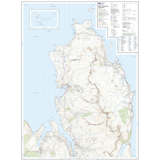 Explorer 408 Skye - Trotternish & The Storr Map With Digital Version
