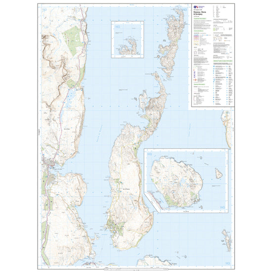 Explorer 409 Raasay, Rona & Scalpay Map With Digital Version