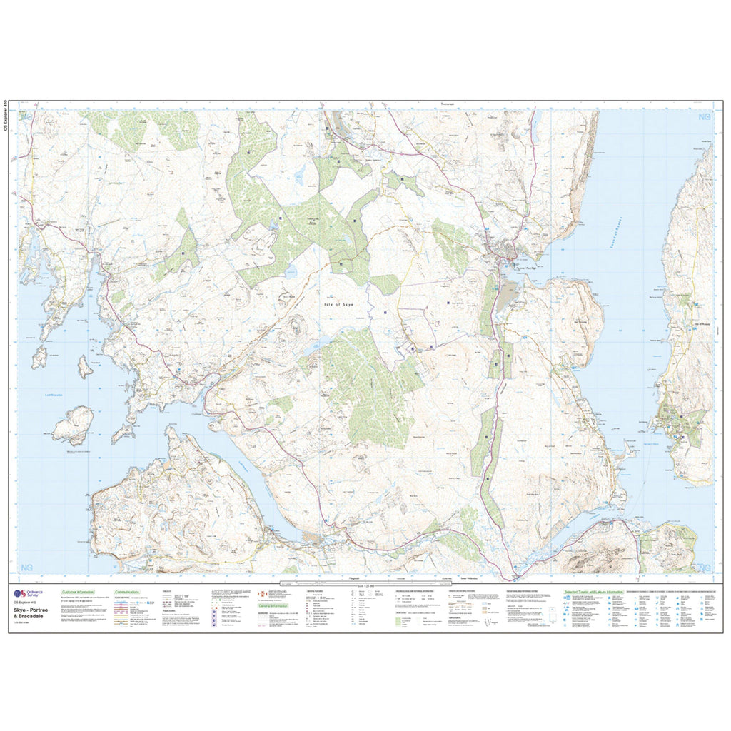 Explorer Active 410 Skye – Portree & Bracadale Map With Digital Version