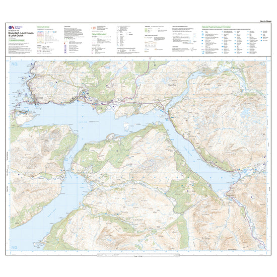 Explorer 413 Knoydart, Loch Hourn & Loch Duich Map With Digital Version