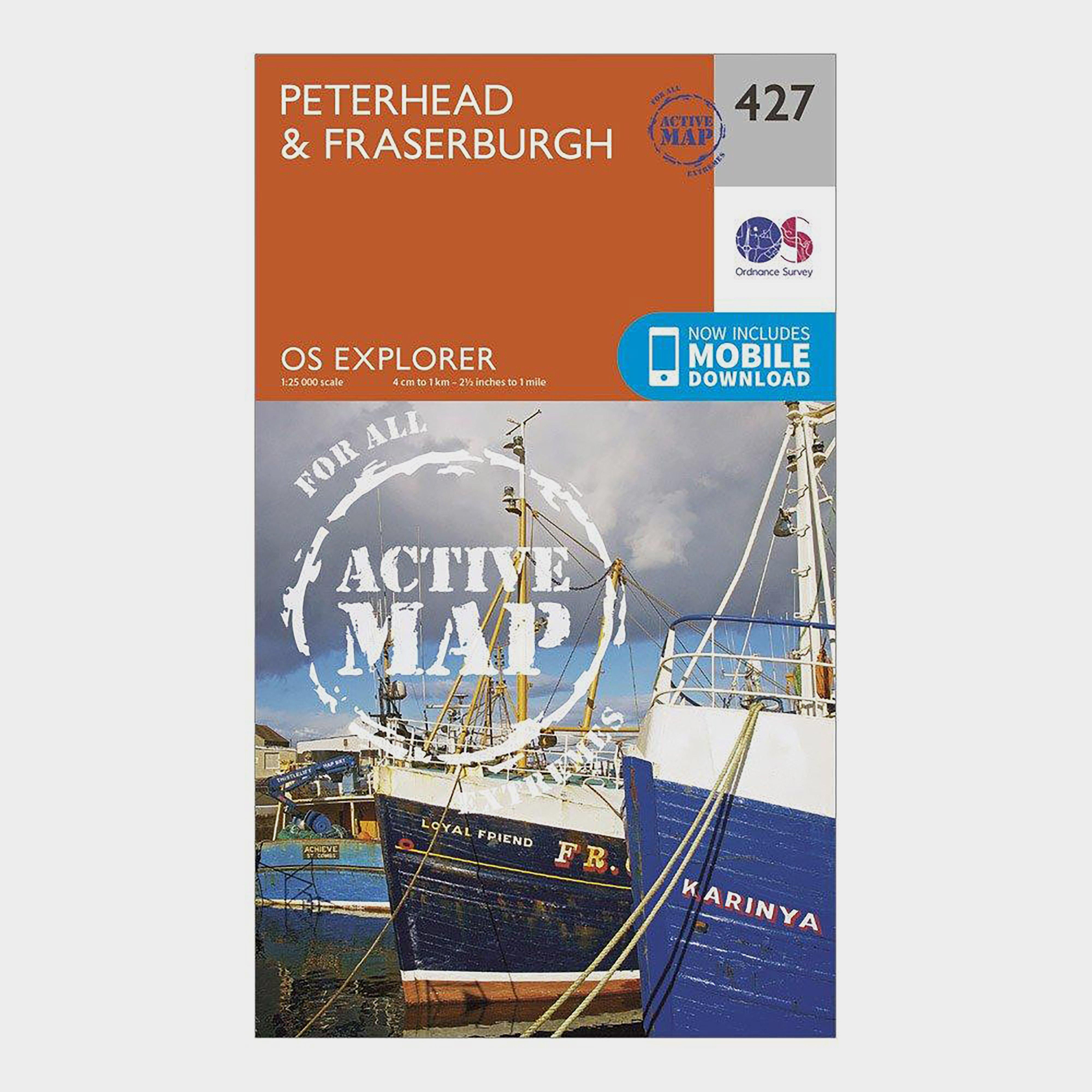 Explorer Active 427 Peterhead & Fraserburgh Map With Digital Version