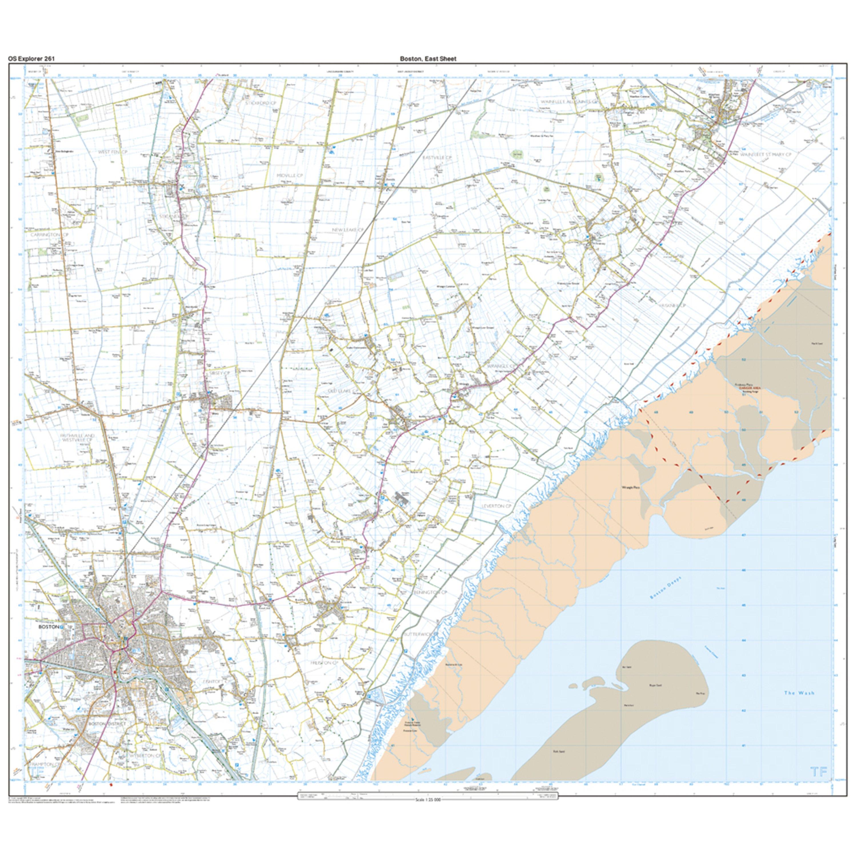 Explorer 261 Boston Map With Digital Version
