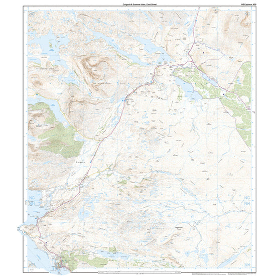 Explorer Active 439 Coigach & Summer Isles Map With Digital Version