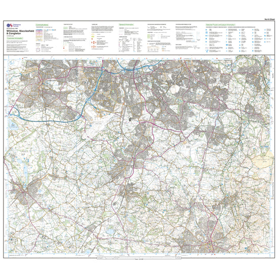 Explorer 268 Wilmslow, Macclesfield & Congleton Map With Digital Version