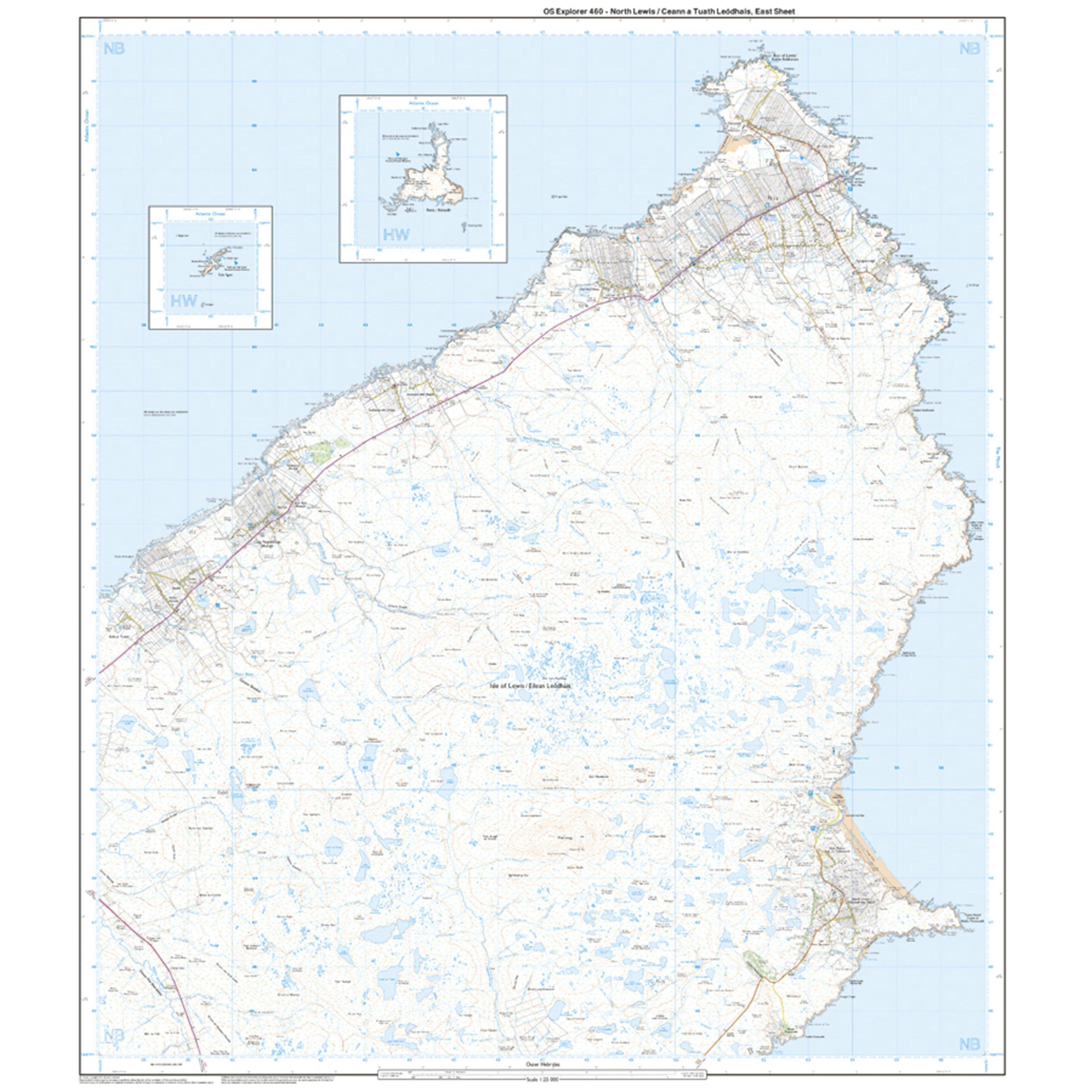 Explorer Active 460 North Lewis Map With Digital Version