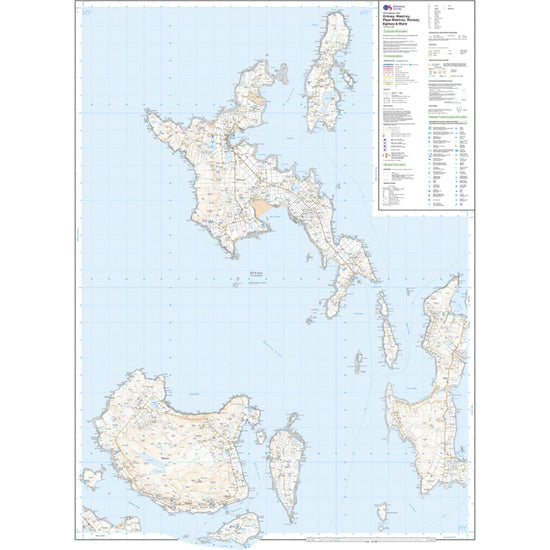 Explorer Active 464 Orkney - Westray, Papa Westray, Rousay, Egilsay & Wyre Map With Digital Version