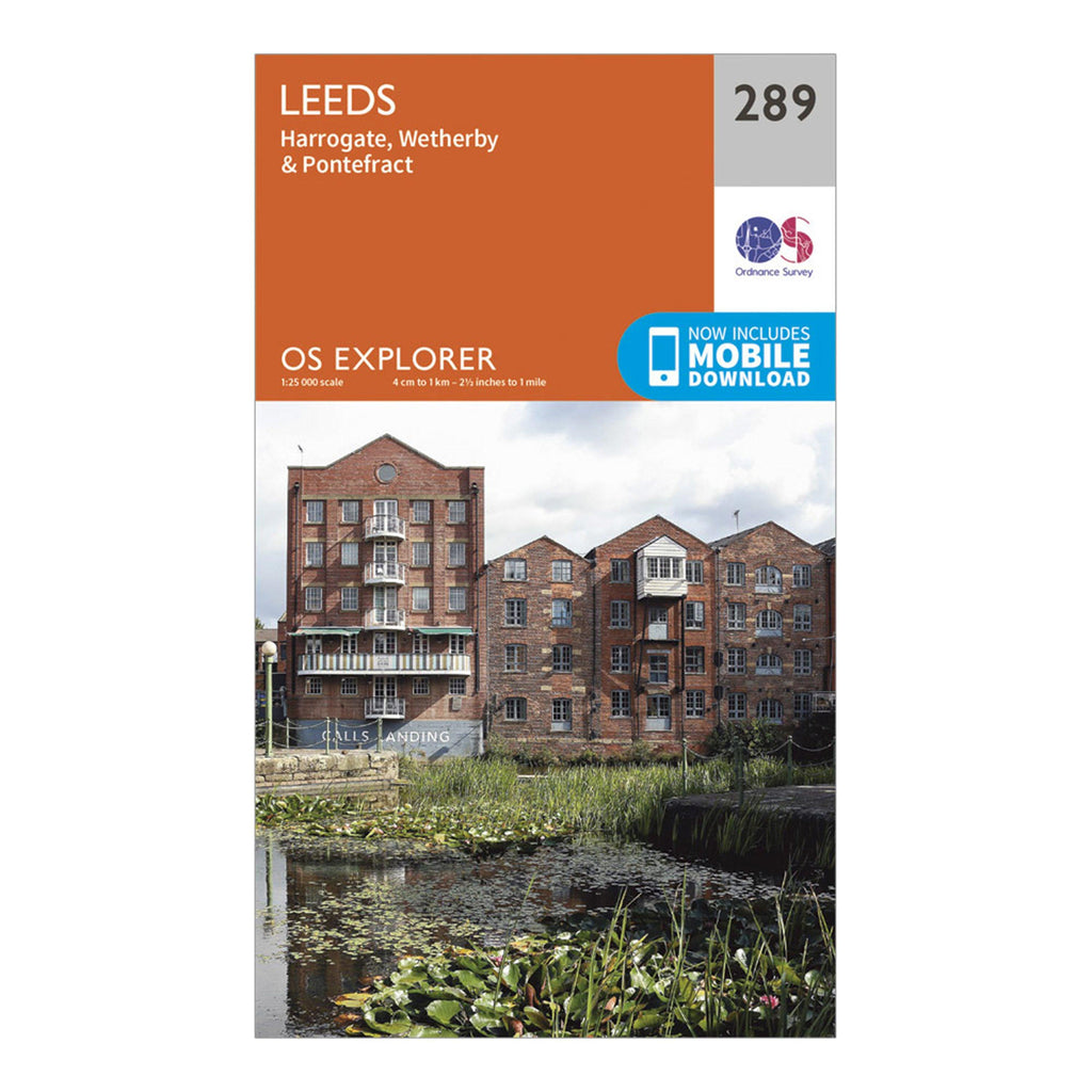 Explorer 289 Leeds Map With Digital Version