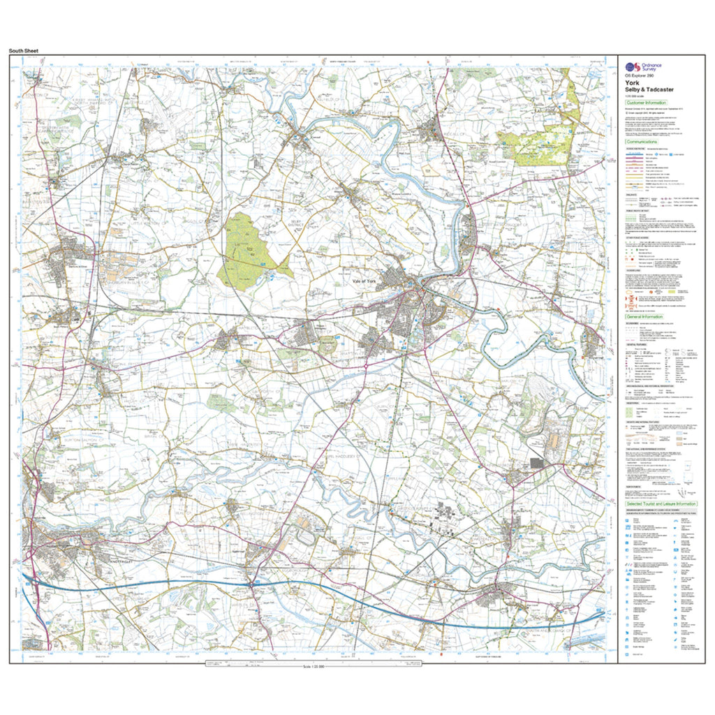Explorer 290 York Map With Digital Version