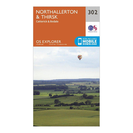 Explorer 302 Northallerton & Thirsk Map With Digital Version