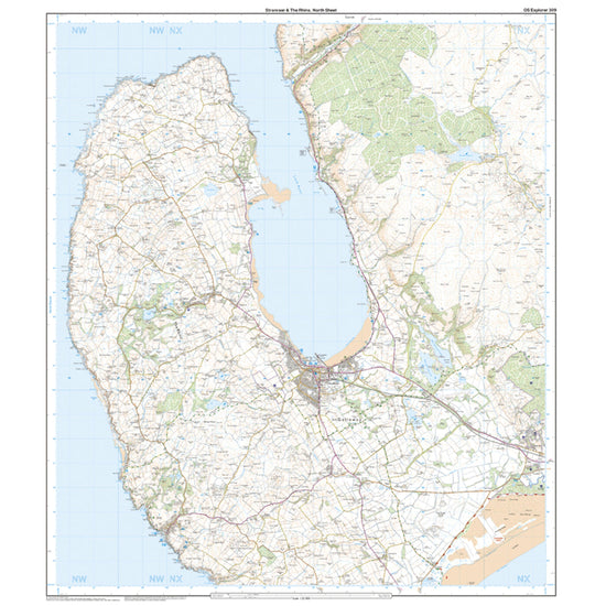 Explorer 309 Stranrear & The Rhins Map With Digital Version