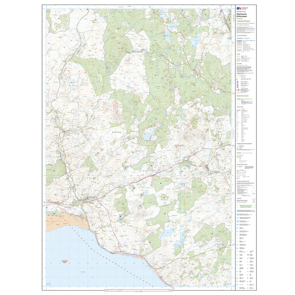 Explorer 310 Glenluce & Kirkcowan Map With Digital Version