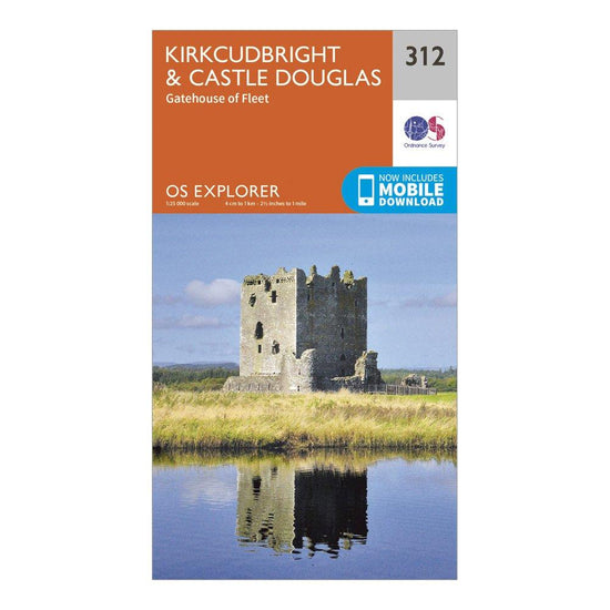 Explorer 312 Kirkcudbright & Castle Douglas Map With Digital Version