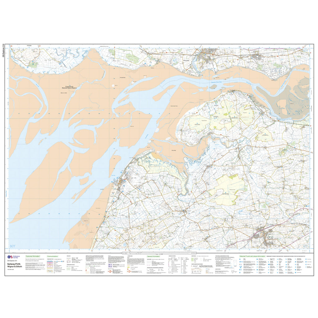 Explorer 314 Solway Firth Map With Digital Version