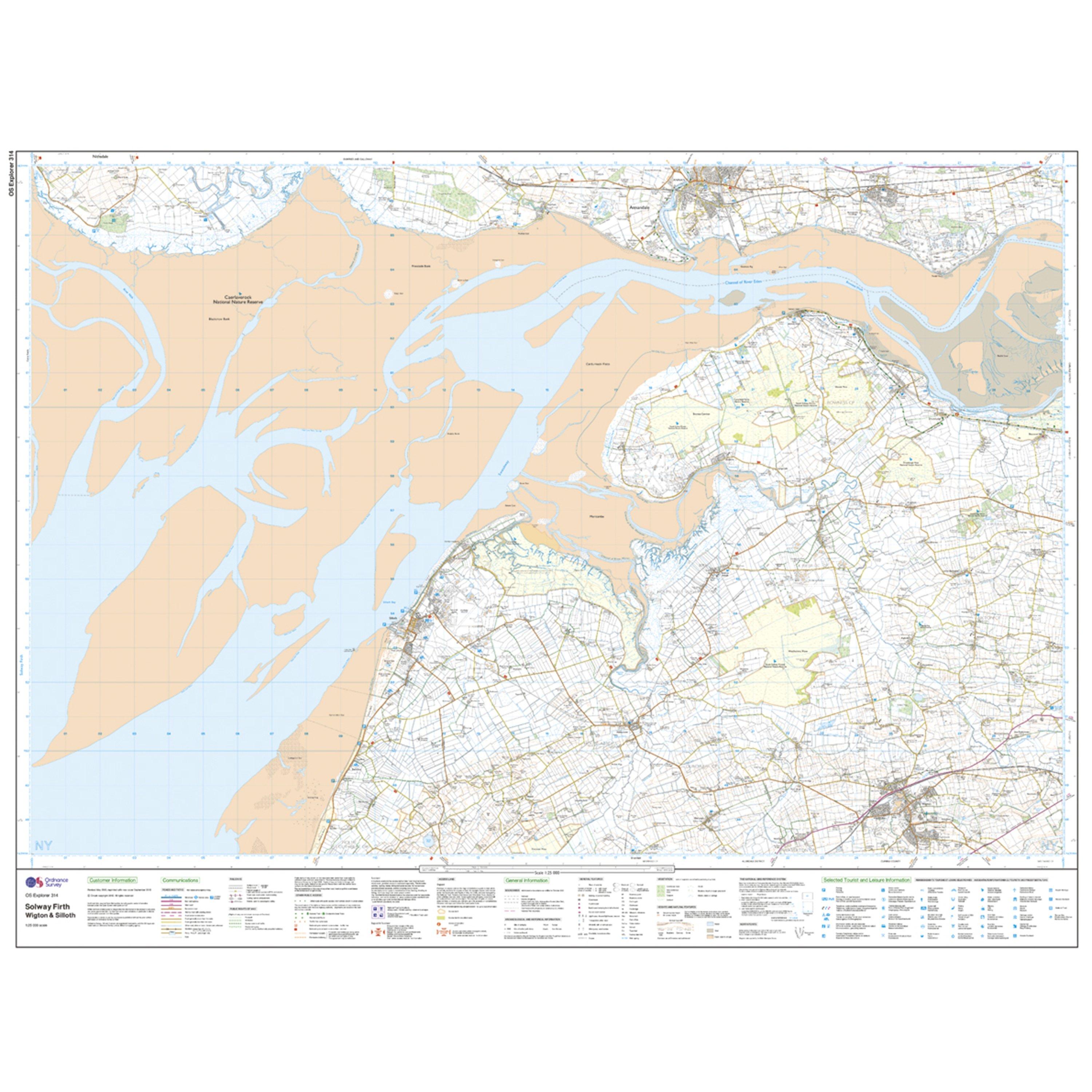 Explorer 314 Solway Firth Map With Digital Version