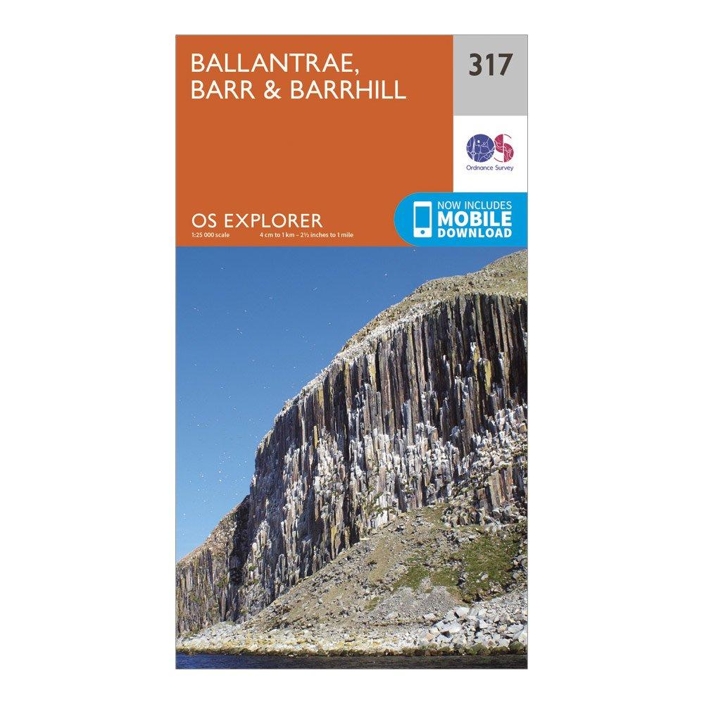 Explorer 317 Ballantrae, Barr & Barrhill Map With Digital Version