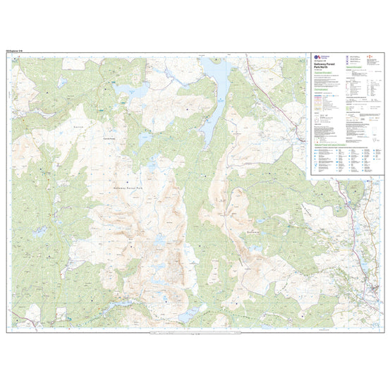 Explorer 318 Galloway Forest Park North Map With Digital Version
