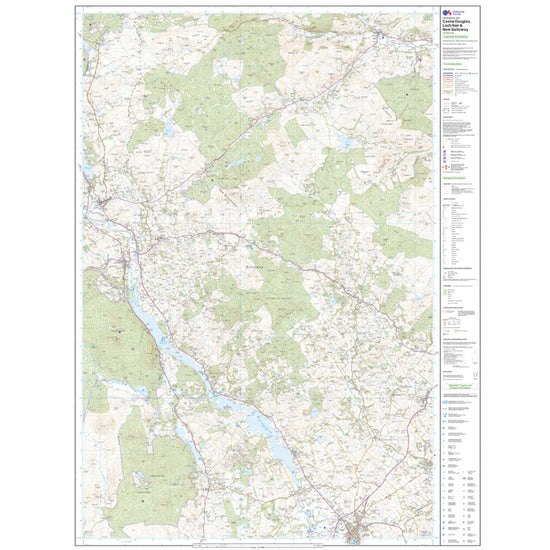 Explorer 320 Castle Douglas, Loch Ken & New Galloway Map With Digital Version