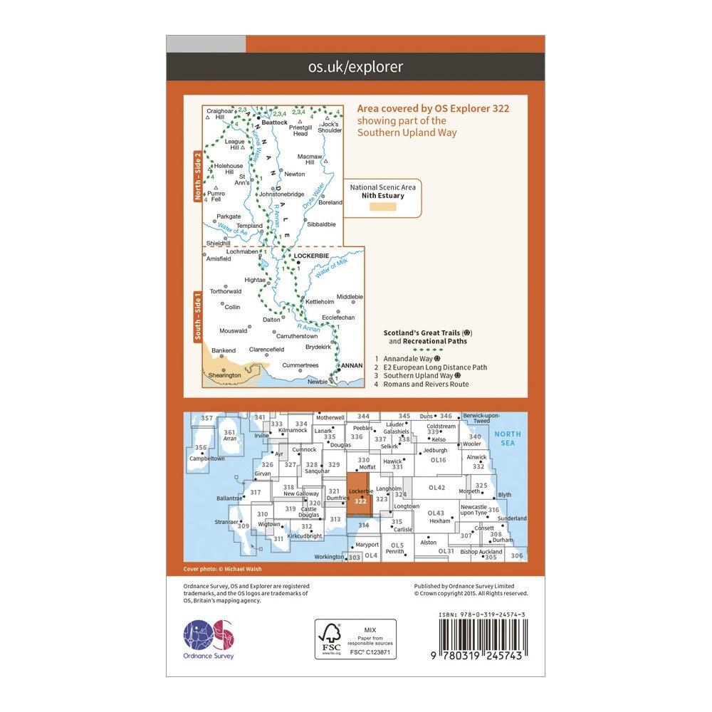 Explorer 322 Annandale Map With Digital Version