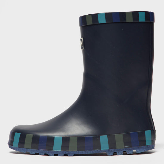 Boys' Striped Trim Wellies